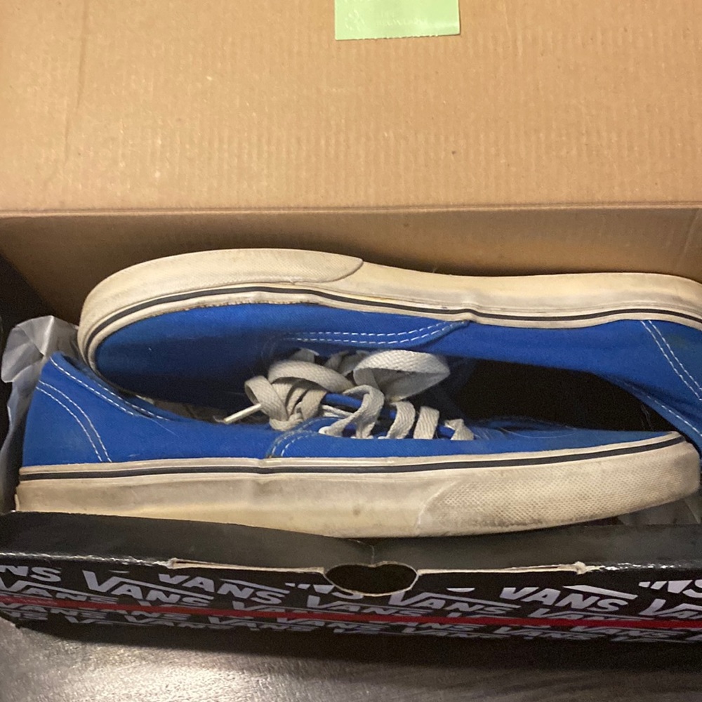Blue vans. Size 9.5